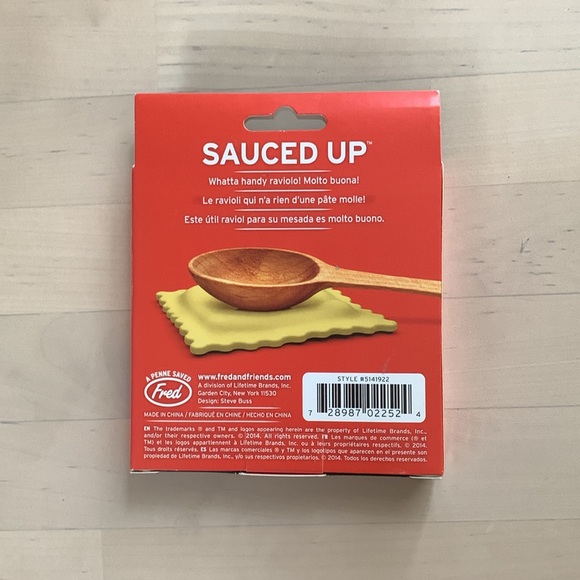 Ravioli shaped spoon rest NIB - Picture 2 of 2